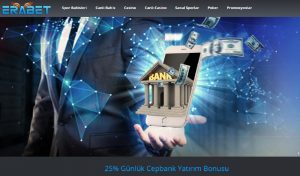 Erabet 25 Günlük Cepbank Yatırım Bonusu 300x176 - Erabet 25% Günlük Cepbank Yatırım Bonusu