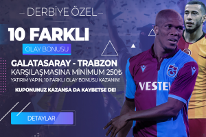 tipo1 300x200 - Tipobet GALATASARAY – TRABZONSPOR KARŞILAŞMASINA TEK BAHİSE 10 BONUS KAZAN!!