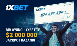 1xbet 300x180 - 1xbet'te 2.000.000$ Jackpot Kazandı