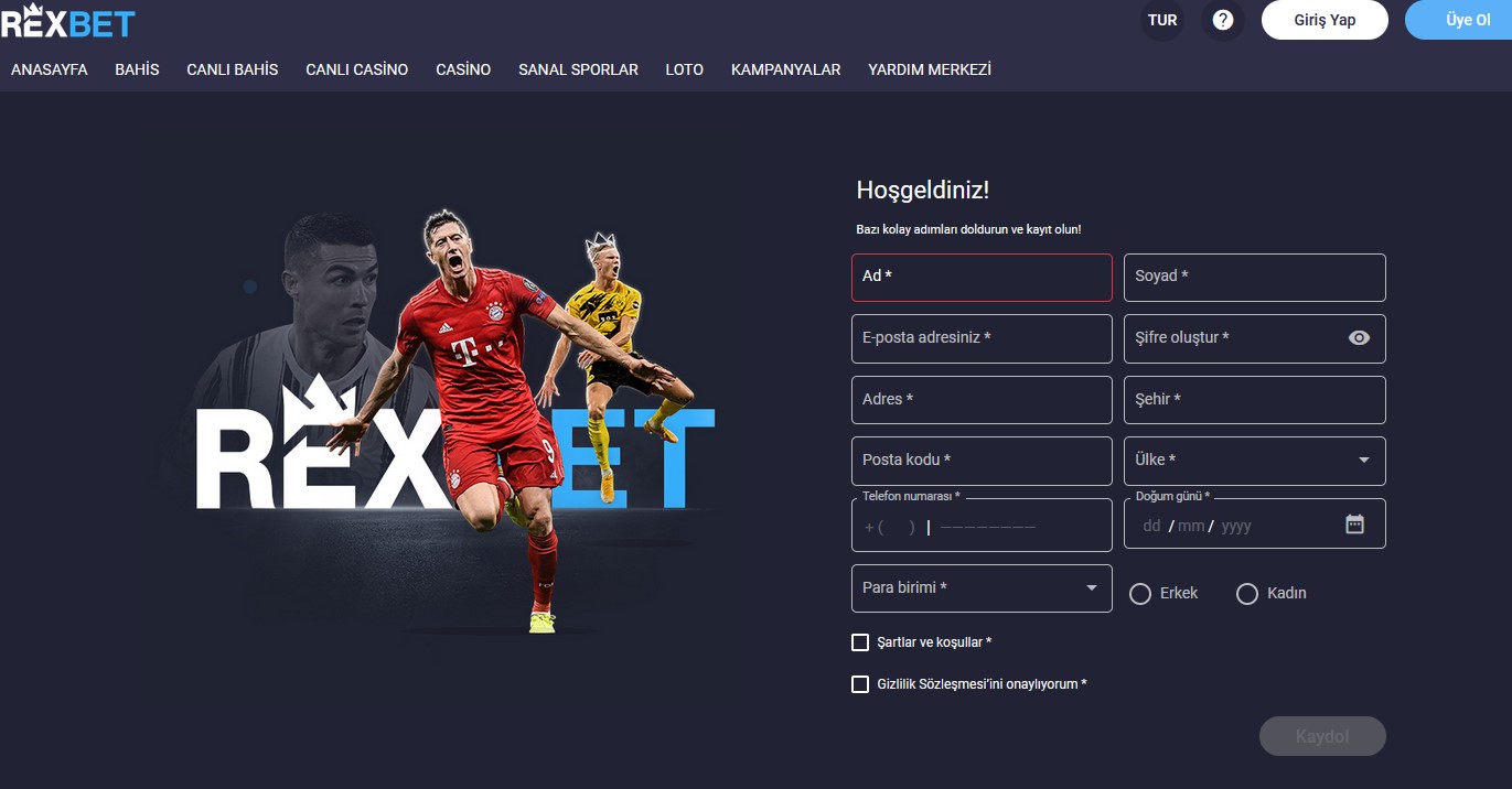 rexbet25 - Rexbet &Uuml;ye Ol